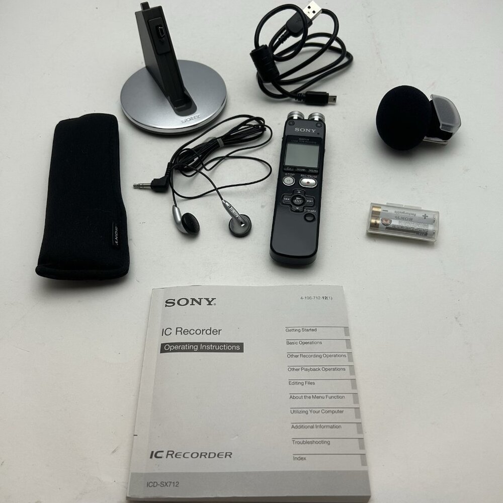 Sony ICD-SX712D Digital Flash Voice Recorder